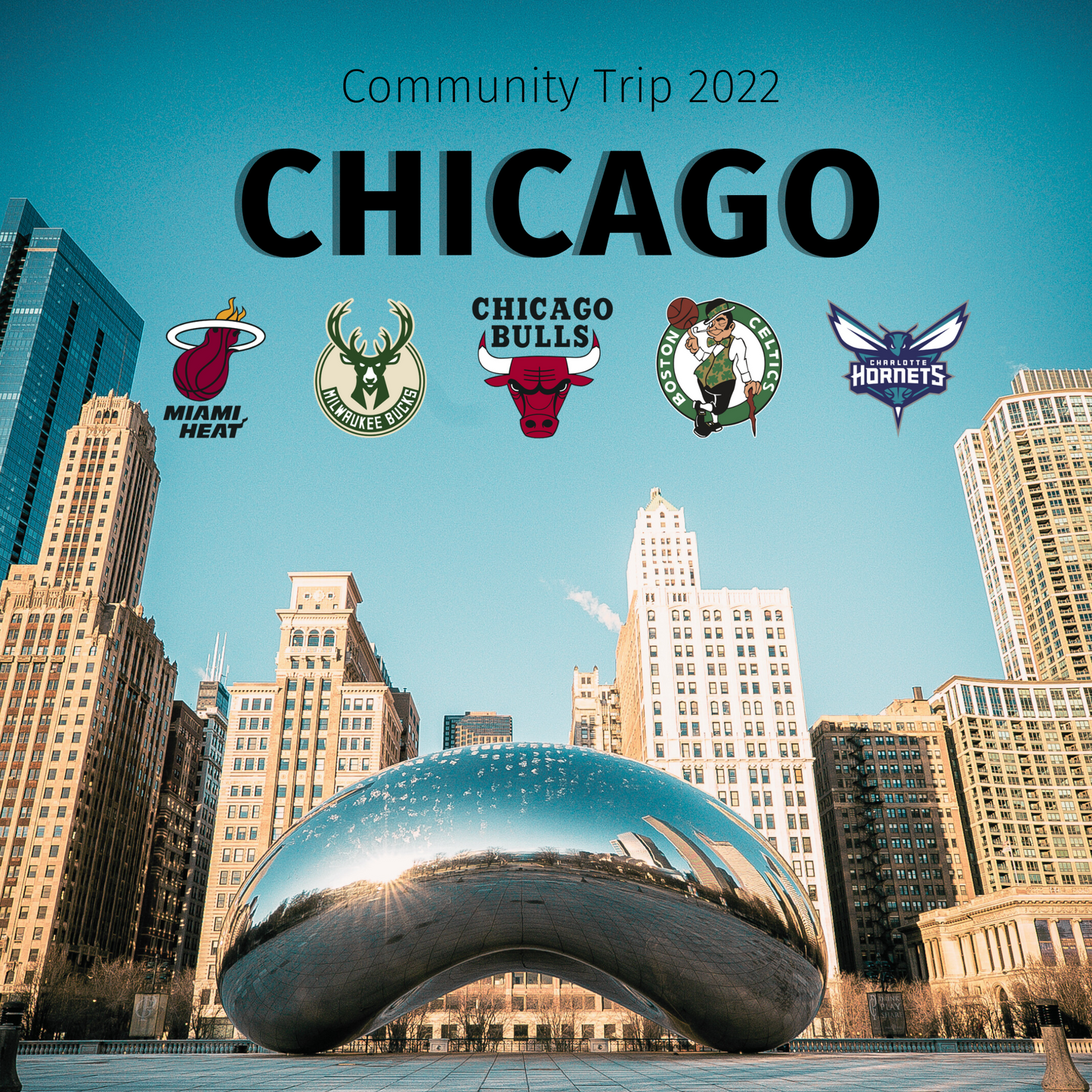 NBA Community Trip 2022 // Chicago Bulls (4 Spiele)