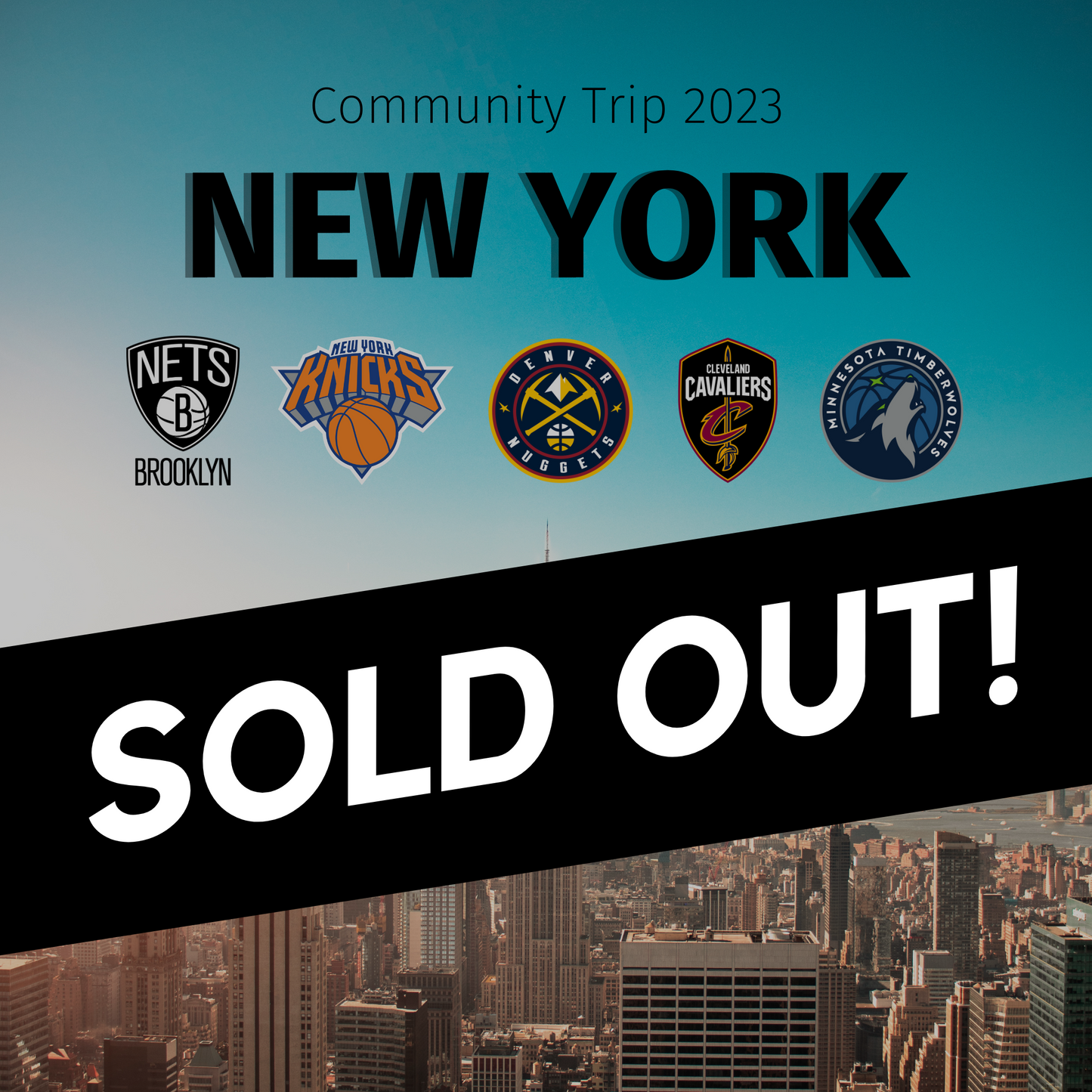 NBA Community Trip 2023 // New York City (4 Spiele)